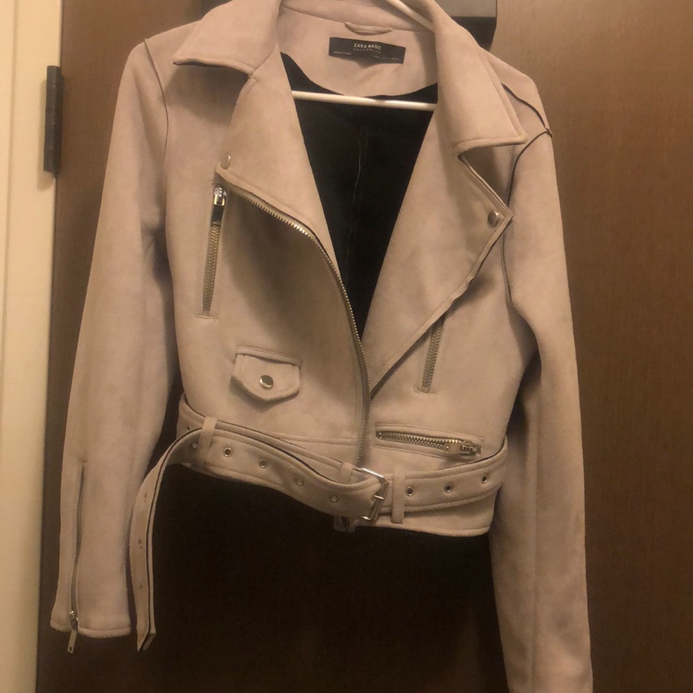 Zara suede coat